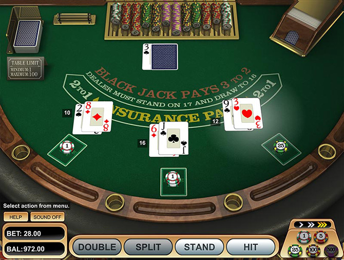 Blackjack Casino : Bonus Blackjack en ligne Betsoft Gaming