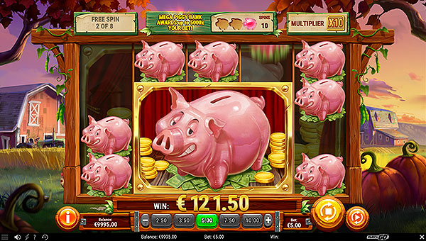 Machine à sous vidéo Piggy Bank Farm Play'n Go