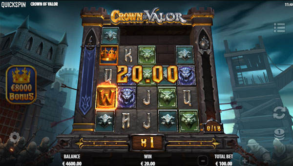 Crown of Valor Quickspin Slot Machine