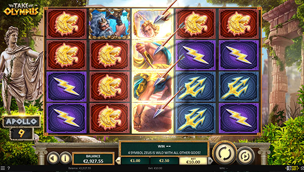 Win Casino online slot Take Olympus