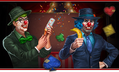 Play'n Go Casino slot machine 3 Clown Monty